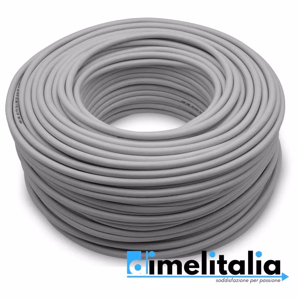 Cavo elettrico flessibile quadripolare antifiamma Dimelitalia grigio, lunghezza 100 m – 2