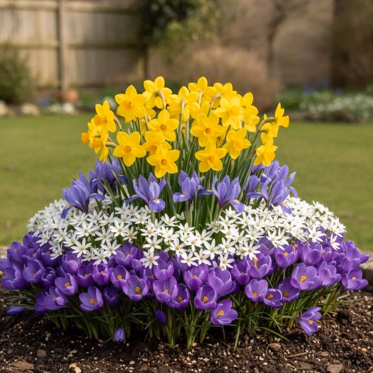 Bulbi da fiore primaverili per fiori selvatici - 60 bulbi perenni, resistenti al gelo - Collezione di piante da fiore primaverili - Piante vere provenienti dall'Olanda - adatte per giardino, vasi e balcone (non semi, non artificiali)