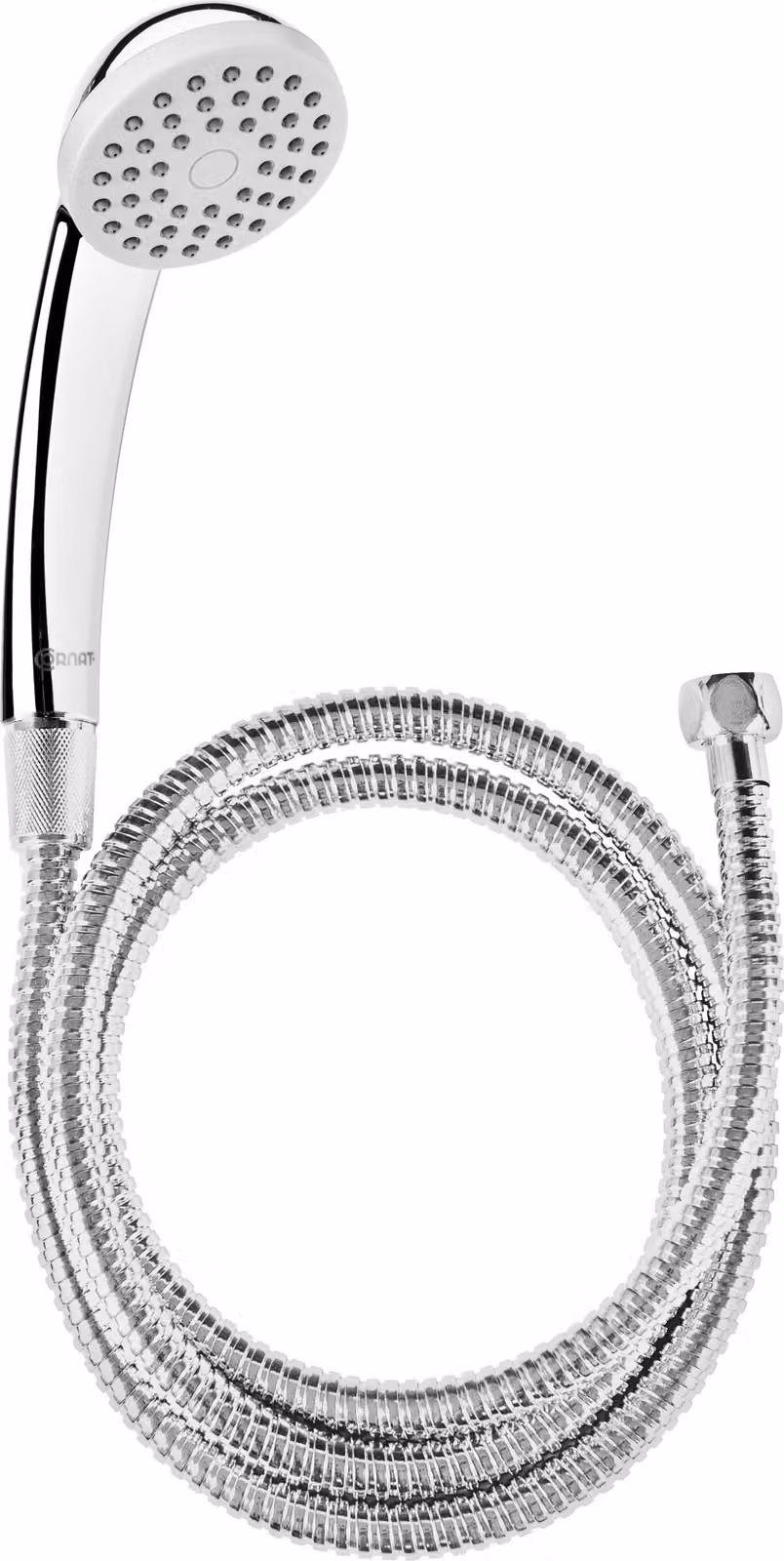 Doccetta manuale con diametro di 67 mm - inserto anticalcare e a risparmio idrico - tubo flessibile per doccia da 150 cm