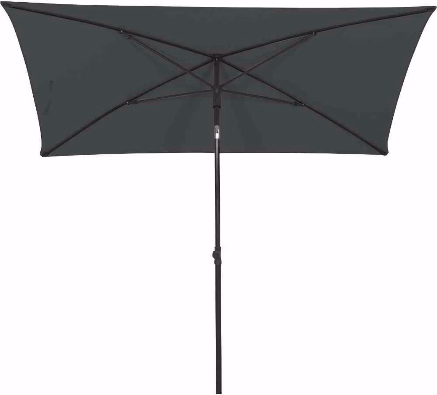 SIENA GARDEN Ombrellone a palo centro città antracite/grigio 140x210cm