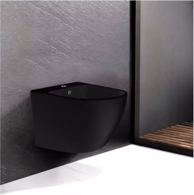Bidet sospeso nero opaco YJ-BD08