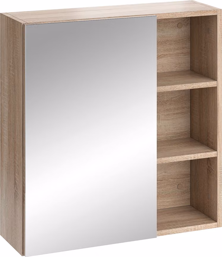 Specchio contenitore bagno Vicco Senyo Sonoma 62 x 64 cm, Model 36349