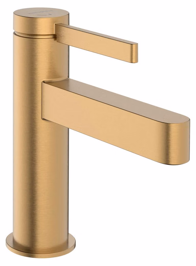 hansgrohe Finoris robinetterie de lavabo monocommande 100 CoolStart avec vidage Push-Open, portée 126mm, 76012140, 76012140