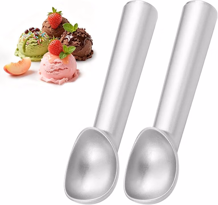 Cono per gelato - Set da 2 - Alluminio