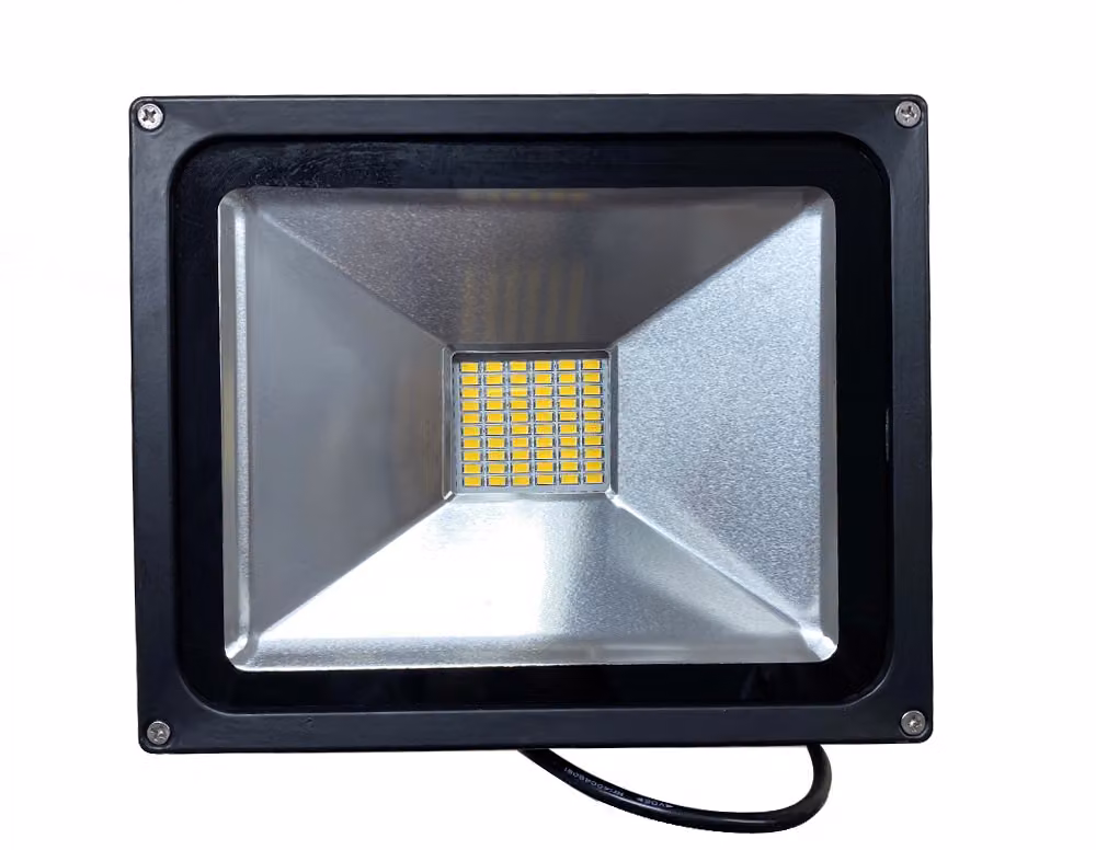 Greenmigo 50W SMD LED spotlight, proiettore LED all'aperto 3200K bianco caldo proiettore IP65 impermeabile proiettore all'aperto per campo sportivo garage giardino cortile