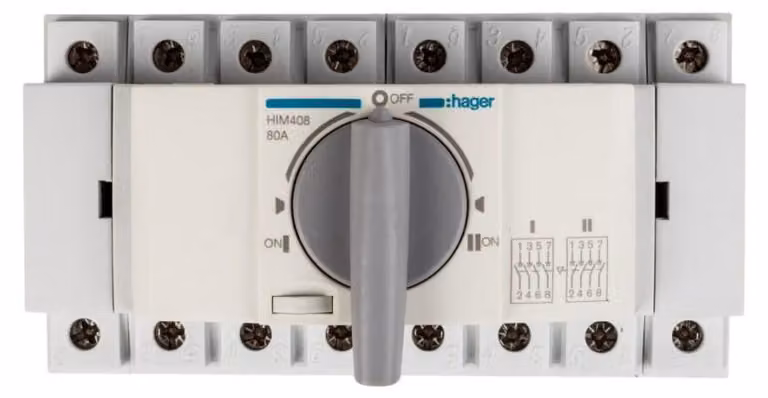 Interruttore HAGER 4P 80A HIM408