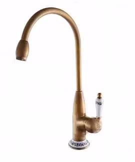 BATTERIA DA CUCINA montante retrò in ottone spazzolato ARTEMIDE