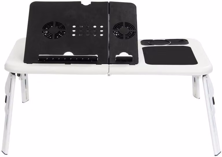 Tavolo portatile per laptop, pieghevole, ideale per viaggi, leggero