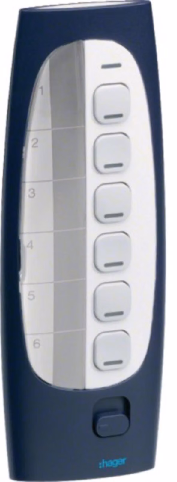 HAGER Radiocomando KNX TU418 a 7 tasti e 18 canali