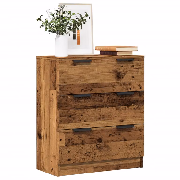 Credenza vidaXL in stile classico color marrone in legno e MDF L: 60 cm, P: 30 cm, H: 70 cm