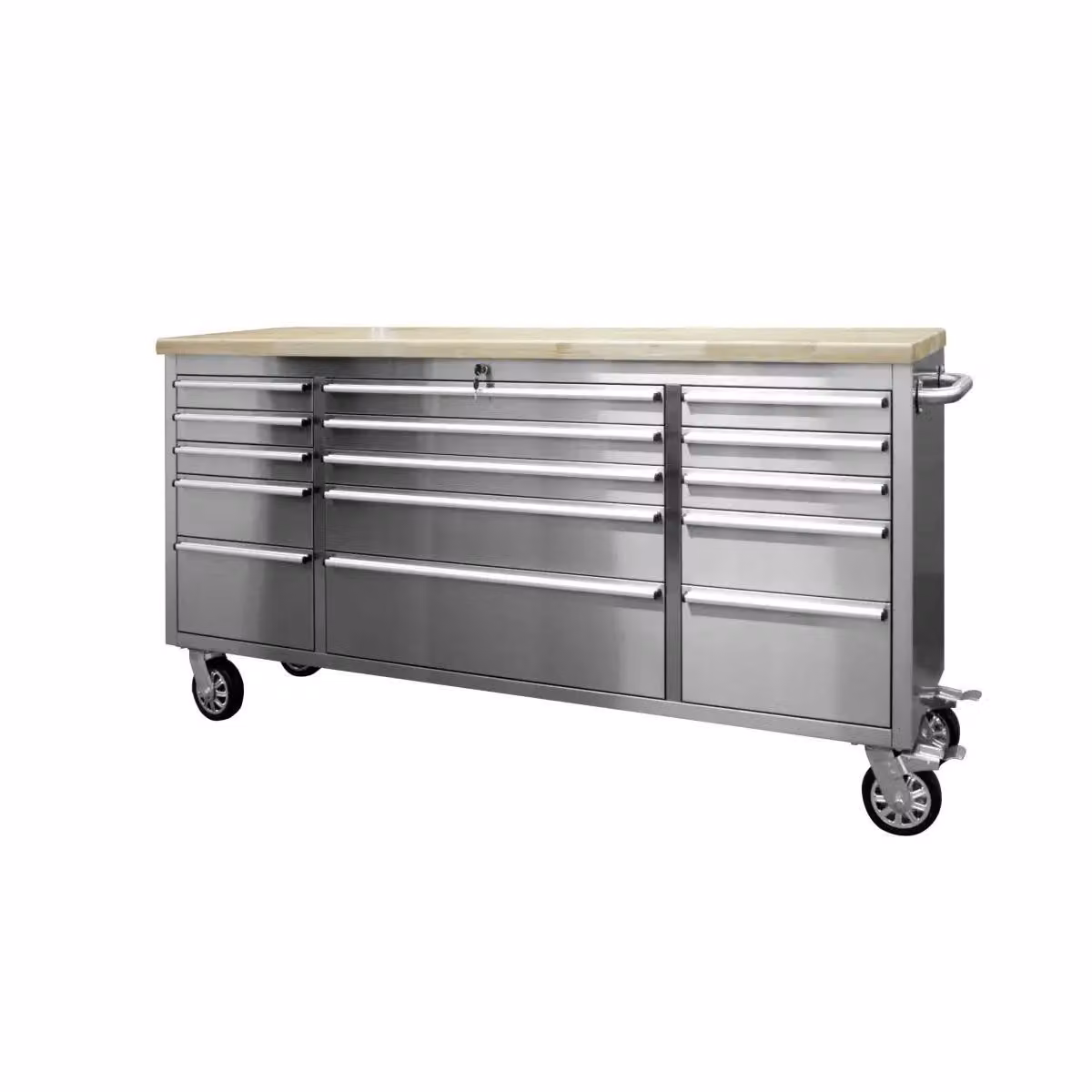 RS1 Carrello portautensili in acciaio inox Workstation con 15 cassetti