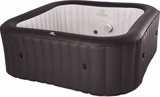Minipiscina SPA gonfiabile Mspa Vito con idromassaggio, grigia, per uso interno o esterno