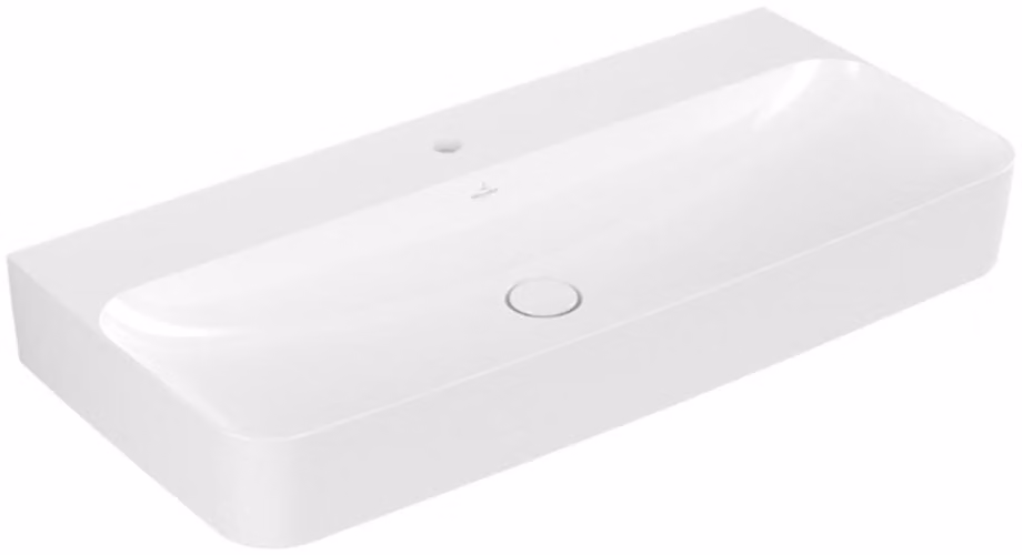 Villeroy & Boch Finion lavabo, trop-plein caché, 1 trou pour robinet, 1000x470mm, 4168ABR1, 4168ABR1