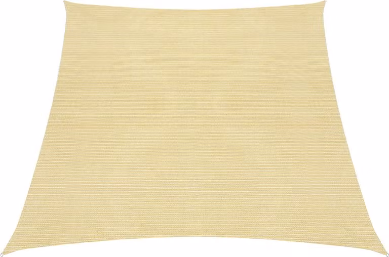 The Living Store Tenda da sole 160 g/m² Beige 4/5x3 m HDPE
