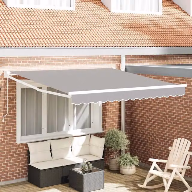 Tenda retrattile Grigio Chiaro 300 x 250 x 165 cm 3330095