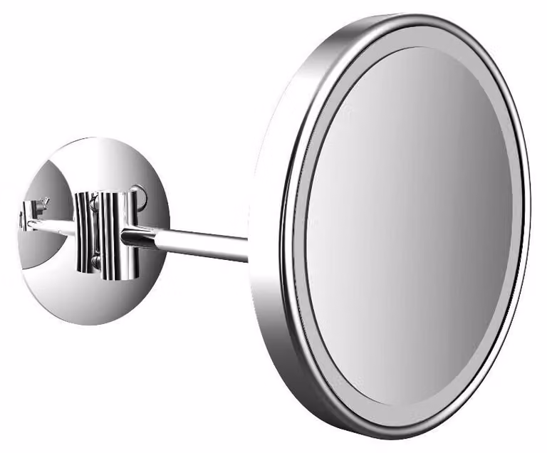 emco LED miroir de rasage et de maqu'illage, à un bras, branchement direct, rond, 109406007, 109406007