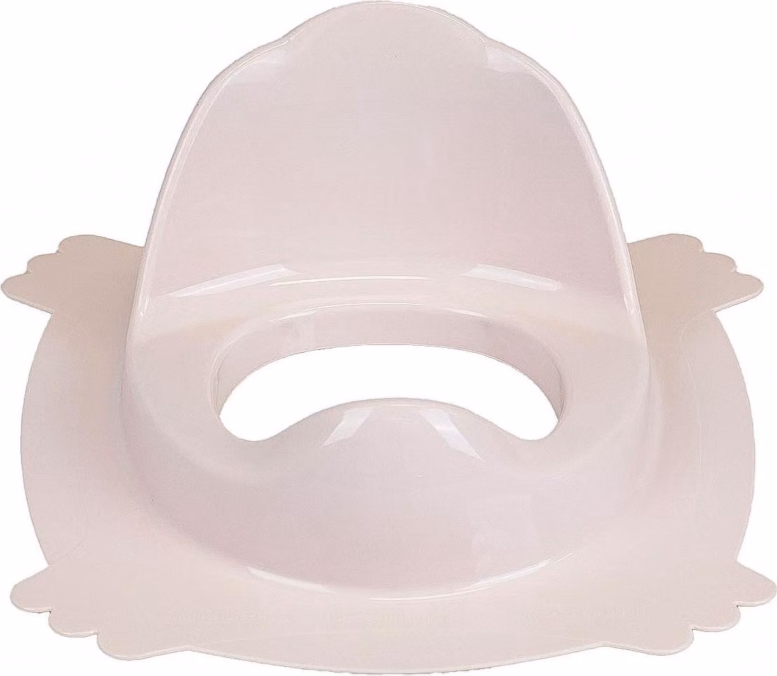 Riduci WC, design ergonomico, materiale morbido, facile da pulire, rosa cipria