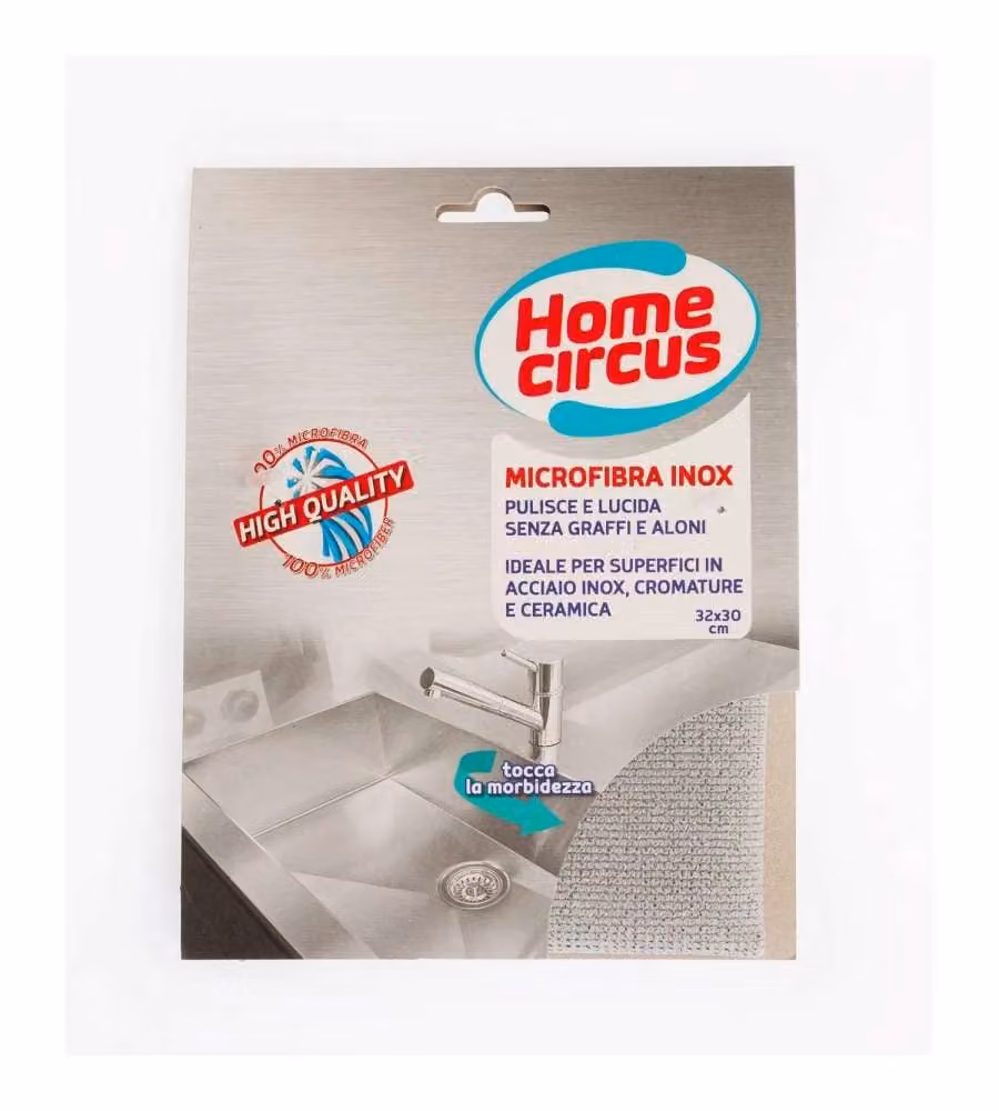 Panno Microfibra Inox 32x30
