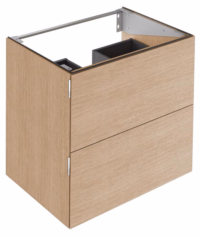 KEUCO EDITION 11 ART meuble sous-lavabo, 2 tiroirs frontaux, 800x700x490mm, avec éclairage LED, 32512860801, 32512860801