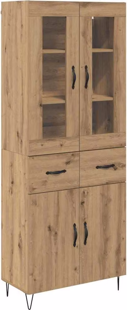 Credenza Rovere artigianale 69,5 x 34 x 90 cm Legno multistrato