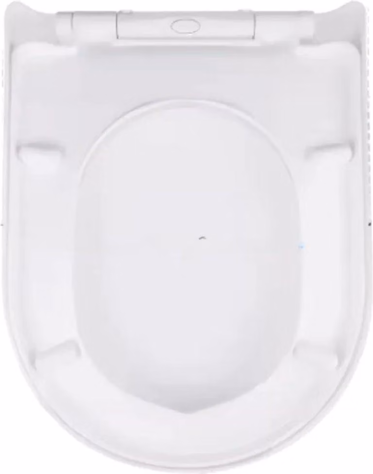 Sedile per WC Norien - Sedile per WC con chiusura morbida - Bianco - Duuroplastica - Antibatterico - Montaggio rapido