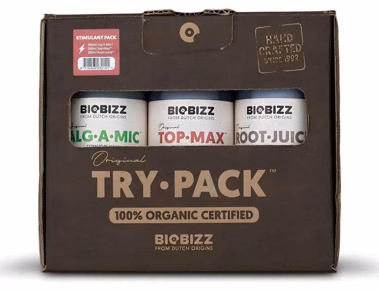 BioBizz Trypack Stimolante 3x250ml Set - Booster per la coltivazione indoor
