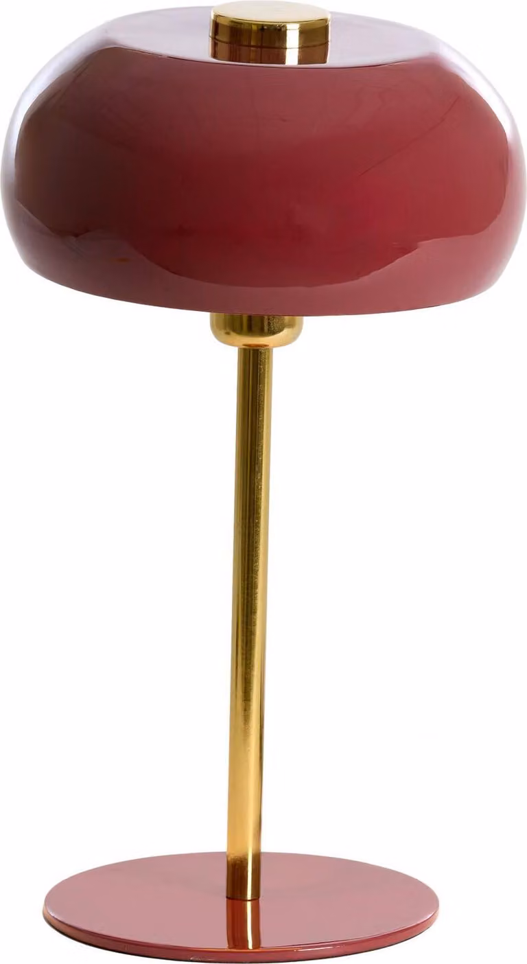 Lampada da tavolo - rosso - SURIN - metallo - lampada d'atmosfera - E27 - 1890117 - Light & Living