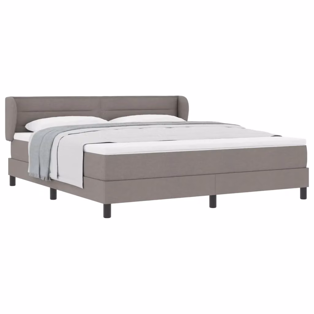 Letto a molle con testiera Talpa vidaXL in tessuto, L/P/H: 180 x 200 x 103 cm (altezza totale 280 cm) – 2