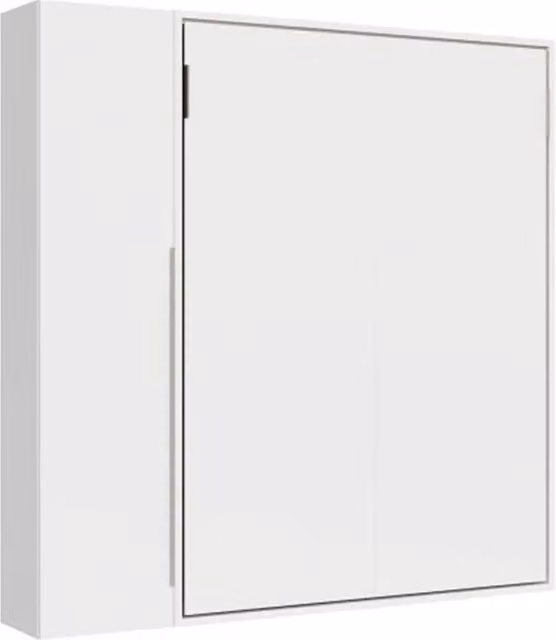 Letto matrimoniale francese a scomparsa Versia Kivio con armadio a 1 anta bianco L/P: 140 x 200 cm – 1