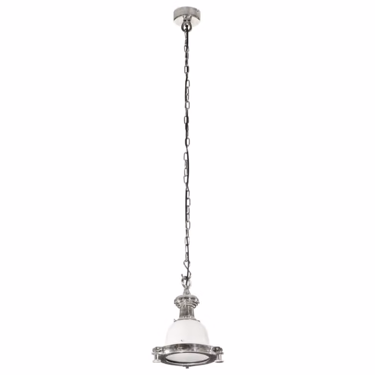 vidaXL Lampada a sospensione 24x24x137 cm alluminio