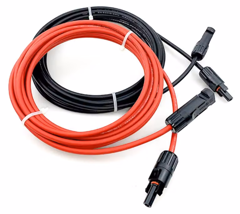 Alcapower Prolunga Solare Cavo Doppia Testa 3m, Connettori MC4, 1000V 30A, Sezione 2.5mm², Isolamento XLPO, Protezione IP67 per Pannelli Fotovoltaici