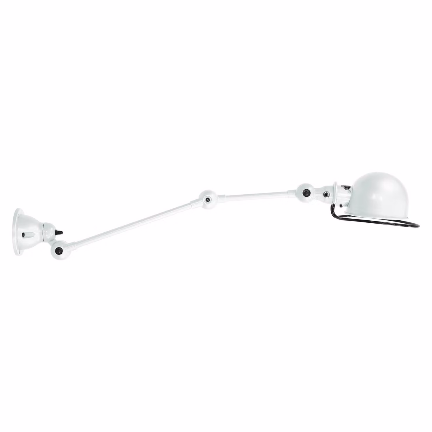Jieldé Applique da parete Loft D4251, Bianco / Opale, Soggiorno / Sala da pranzo, Metallo, Industriale, Applique