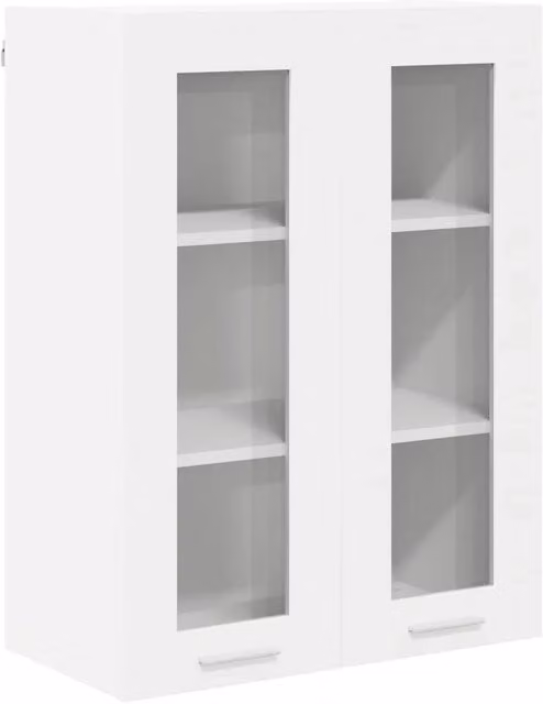 Mobiletto a parete moderno con ampio spazio contenitivo 60 x 31 x 80 cm legno composito bianco 02_0053353