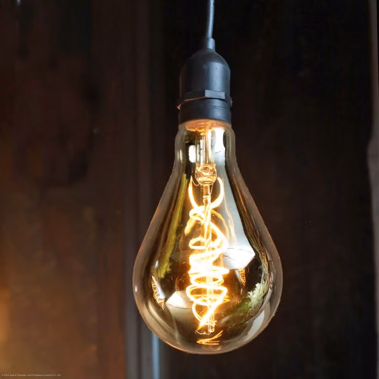 Lampada a sospensione con batteria (non inclusa) + telecomando per esterni, dimmerabile, 13 x 27cm