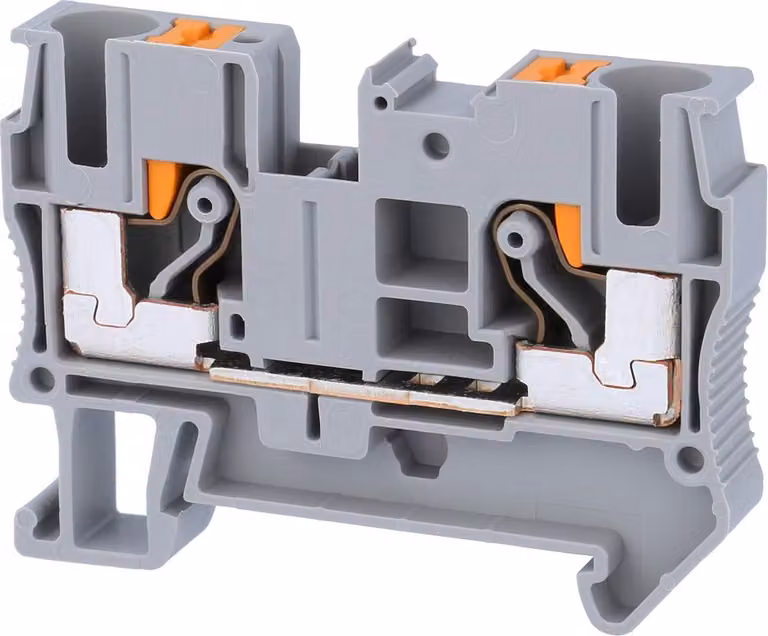 Phoenix Contact, morsetto passacavo PT 6 con connessione a molla (Push-In), tensione nominale 1000V, corrente di breve durata 0,72kA - 1 pezzo