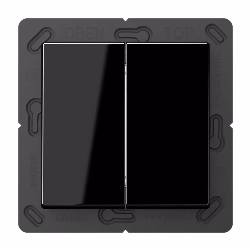 Jung ENOA595SW Trasmettitore da parete wireless EnOcean, nero