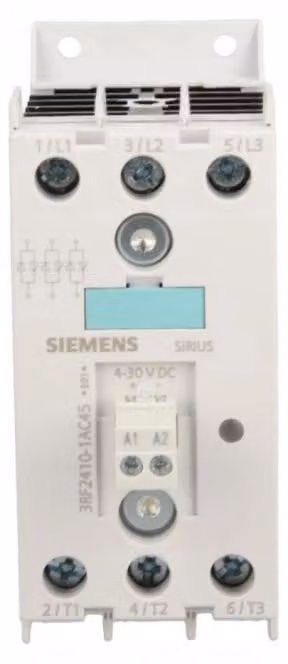 Relè a stato solido Siemens Sirius 3RF24 3RF2410-1AC45 Corrente di carico 10,5 A Tensione di commutazione 48