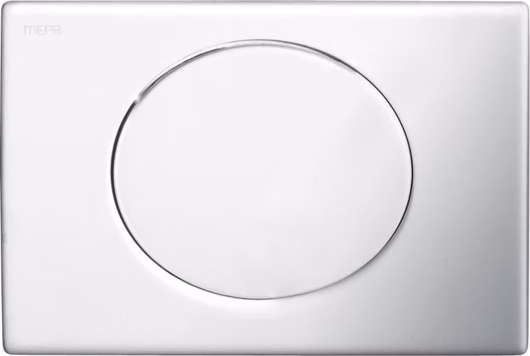 Placca da incasso MEPAellipse per A21/E21 start/stop, cromo opaco