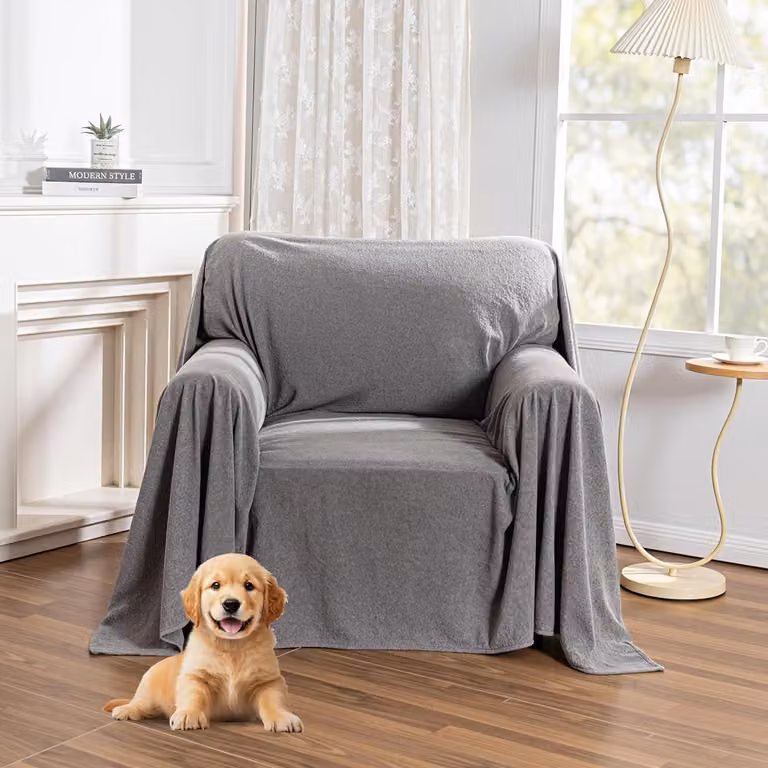 Poltrona relax Husse, 180x230 cm, grigia, per 1 persona, ideale per il soggiorno