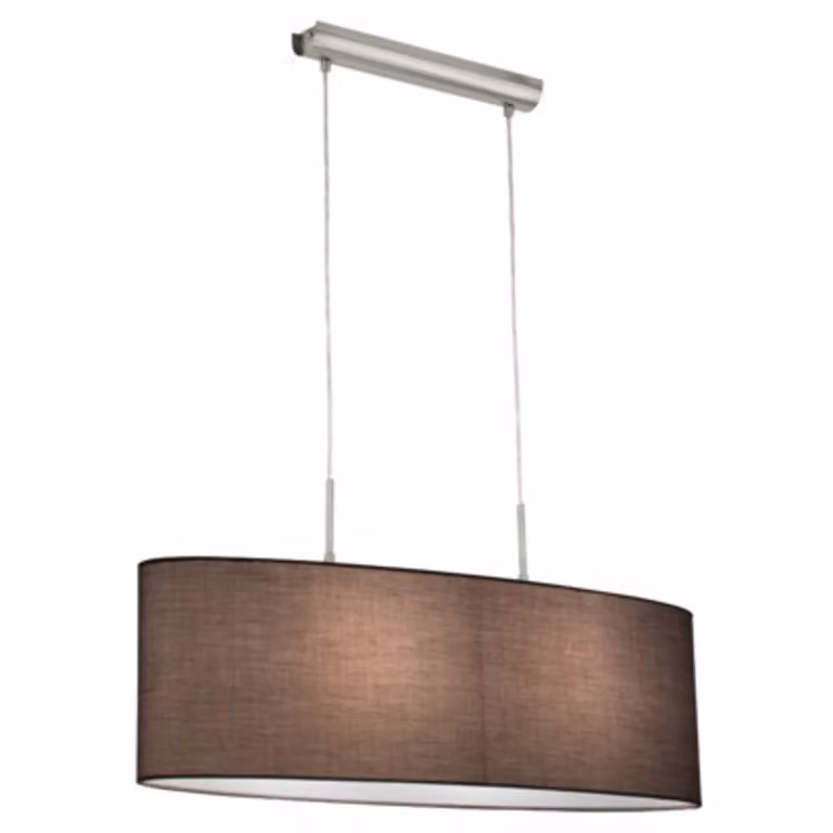 Eglo 31582 Pasteri lampada a sospensione 75cm tessile grigio