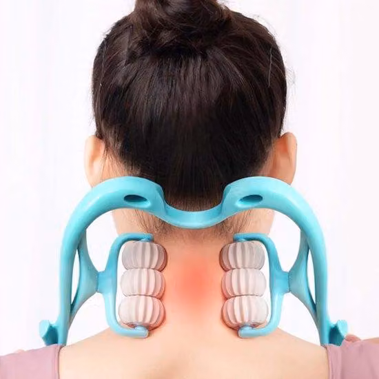Set per la terapia dei punti trigger della spalla, blu, in plastica colorata