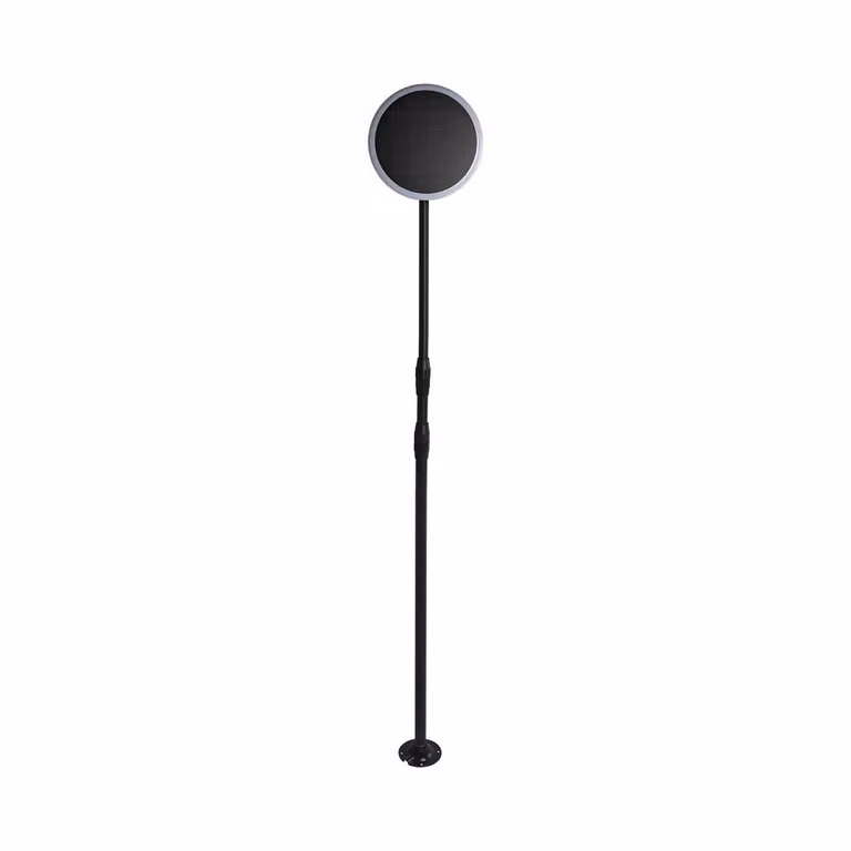 V-TAC VT-948 Lampada LED da giardino 8W 3000K 360° orientabile fissaggio a terra autoalimentato con pannello solare 58~130cm regolabile IP65 - sku 6670