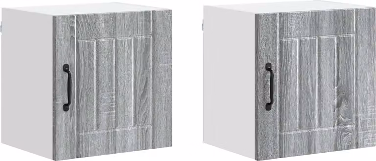 Armadietto a muro LUCCA 2 pcs Grigio Sonoma 40 x 31 x 40 cm