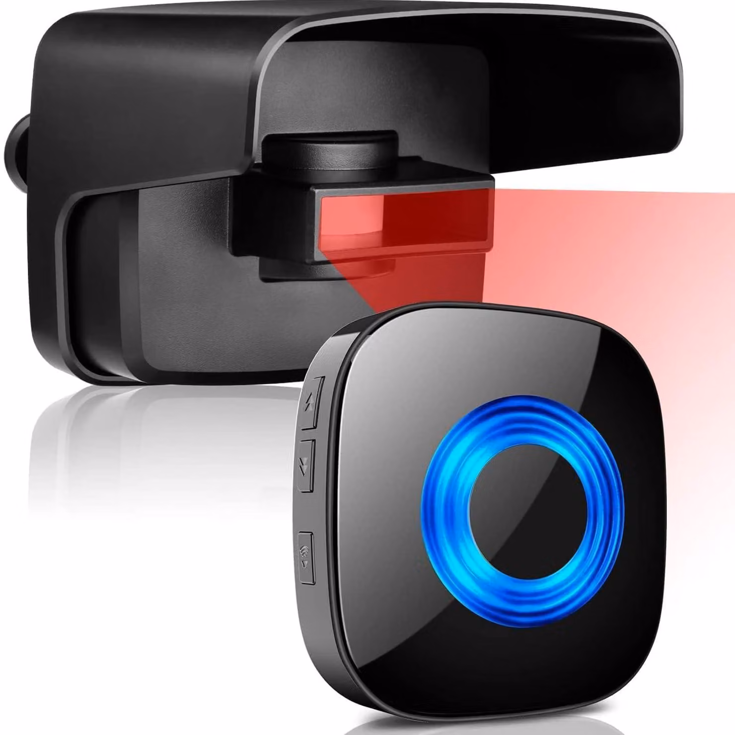Rilevatore di movimento wireless per vialetti, con un raggio d'azione di 45 metri