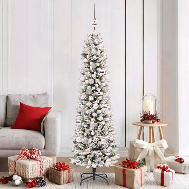 Albero di Natale artificiale moderno vidaXL bianco, Altezza: 180 cm