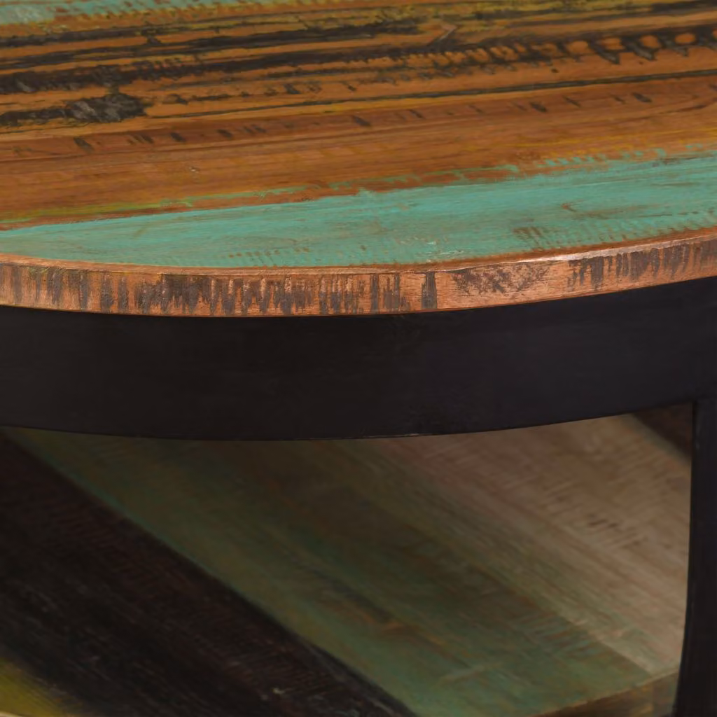 Tavolino con ripiano in legno massiccio antico 65x32 cm