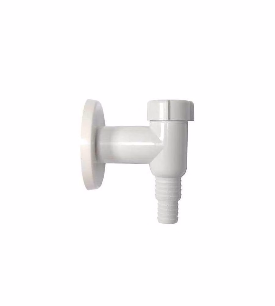 Sifone Lavatrici Esterno 1 Via Plastica Bianco