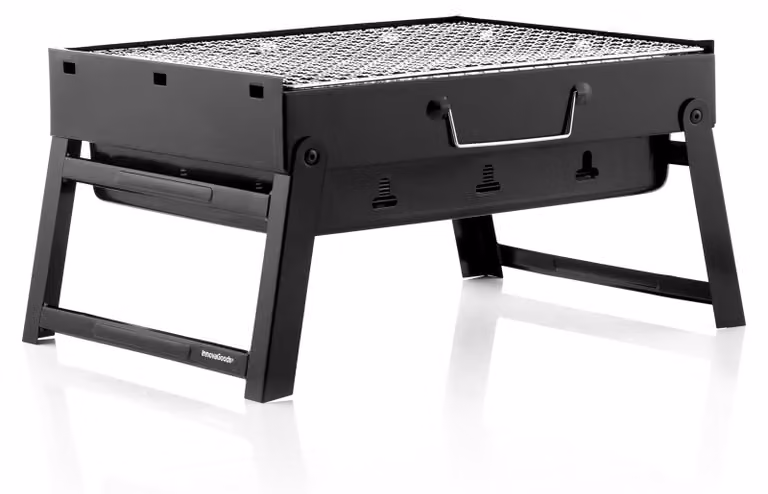 Barbecue a carbone pieghevole, mini griglia da campeggio leggera, design innovativo