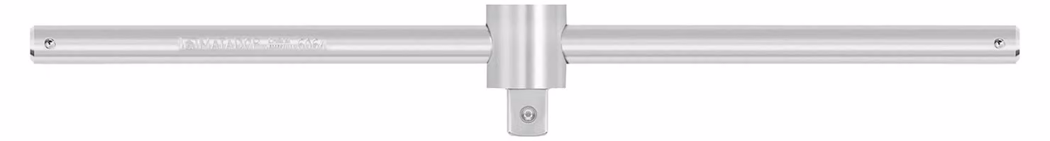 Maniglia scorrevole da 640 mm, maniglia a T, profilo quadrato esterno B 25, 1 pezzo