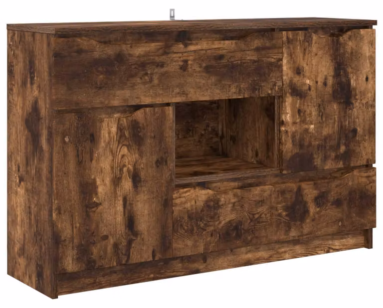 Credenza Rovere fumé 100 x 30 x 65,6 Legno multistrato